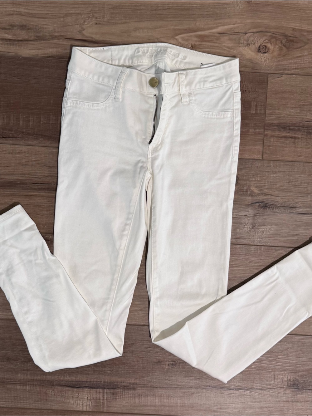 American Eagle Outfitters White Skinny Jeans